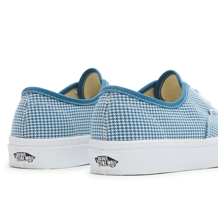 Vans Lowtop Shoes Men Houndstooth Authentic Shoes Blue