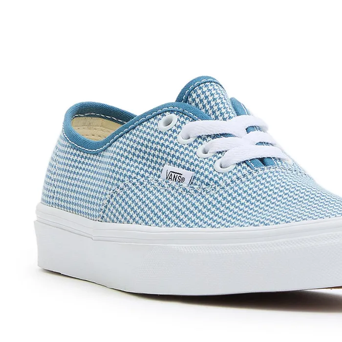 Vans Lowtop Shoes Men Houndstooth Authentic Shoes Blue