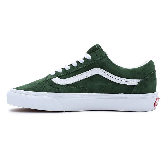 Vans Lowtop Shoes Men Pig Suede Old Skool Shoes Green