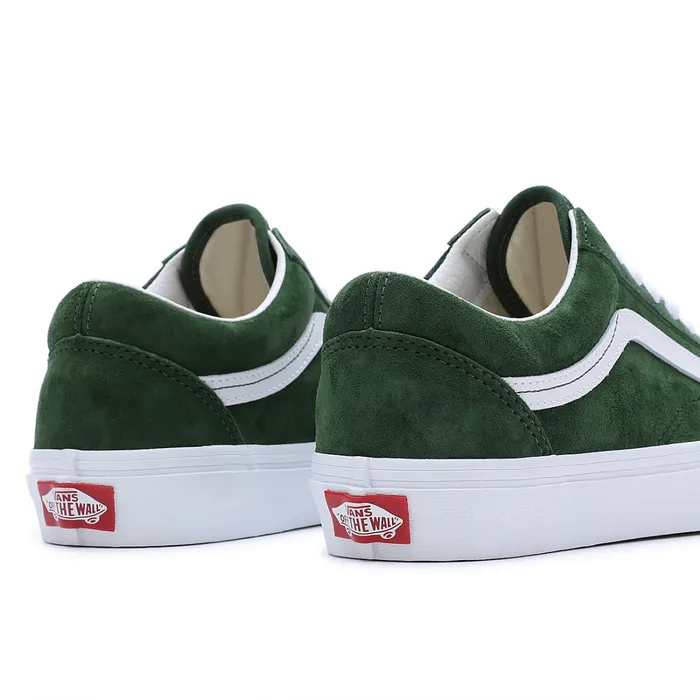 Vans Lowtop Shoes Men Pig Suede Old Skool Shoes Green