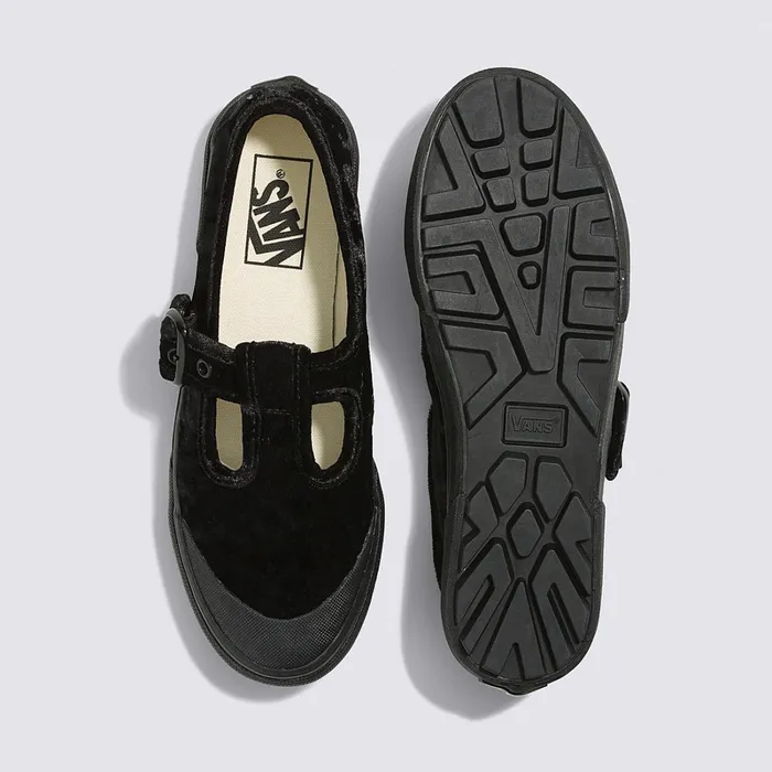 Vans Lowtop Shoes Men Style 93 Crushed Velvet Shoes Black