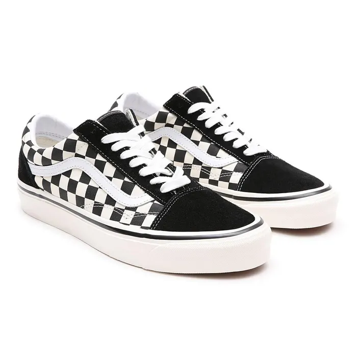 Vans Lowtop Shoes Women Anaheim Factory Old Skool 36 DX Shoes Black White