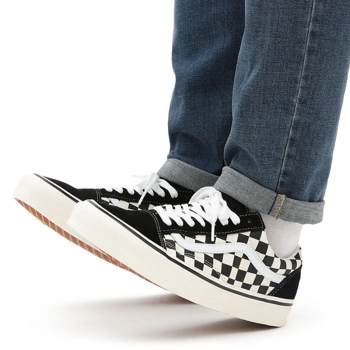Vans Lowtop Shoes Women Anaheim Factory Old Skool 36 DX Shoes Black White