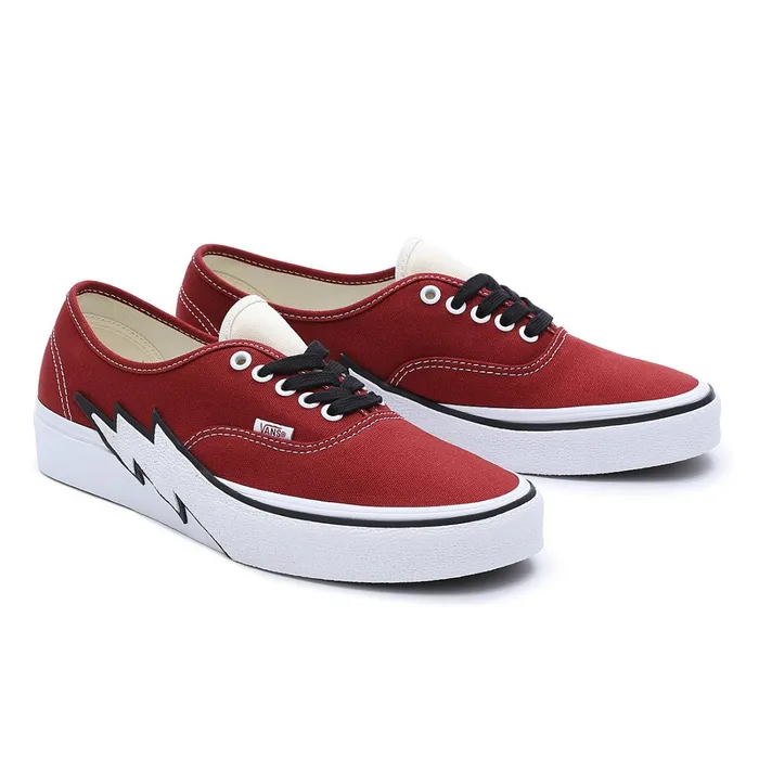 Vans Lowtop Shoes Women Authentic Bolt Shoes Red