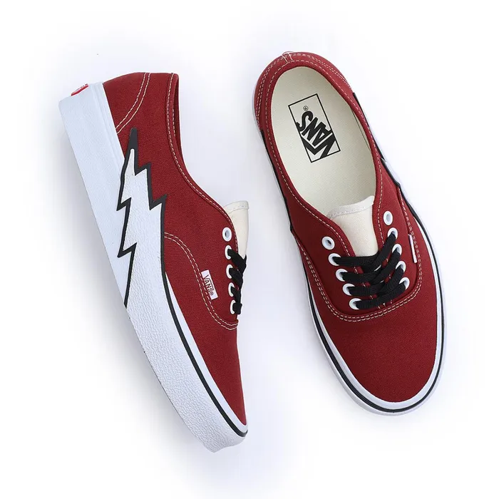 Vans Lowtop Shoes Women Authentic Bolt Shoes Red