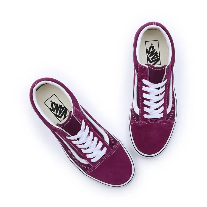 Vans Lowtop Shoes Women Color Theory Old Skool Shoes Purple