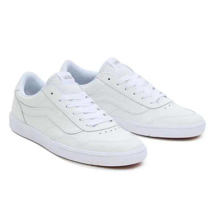 Vans Lowtop Shoes Women Cruze Too ComfyCush Leather Shoes White