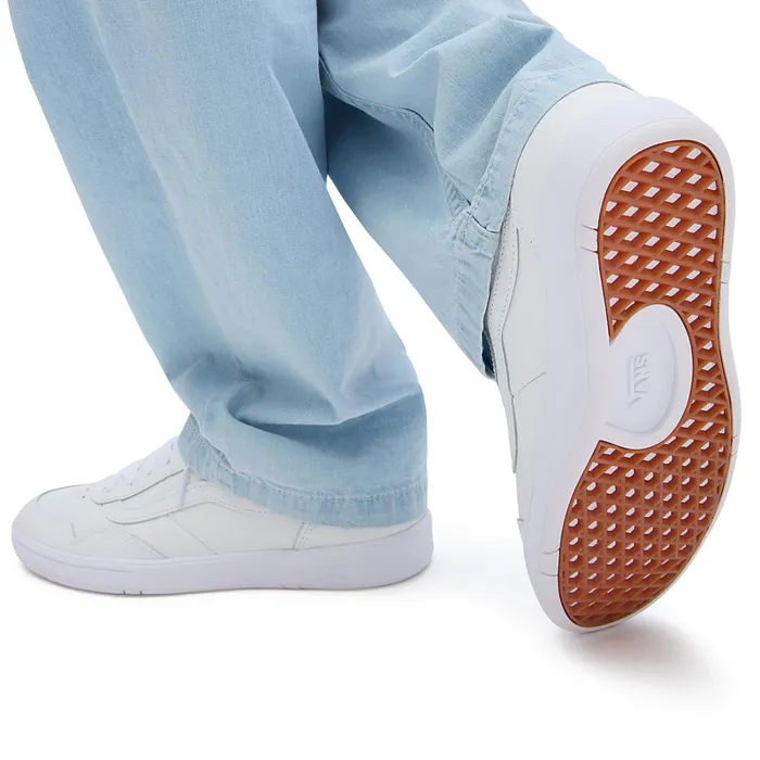 Vans Lowtop Shoes Women Cruze Too ComfyCush Leather Shoes White