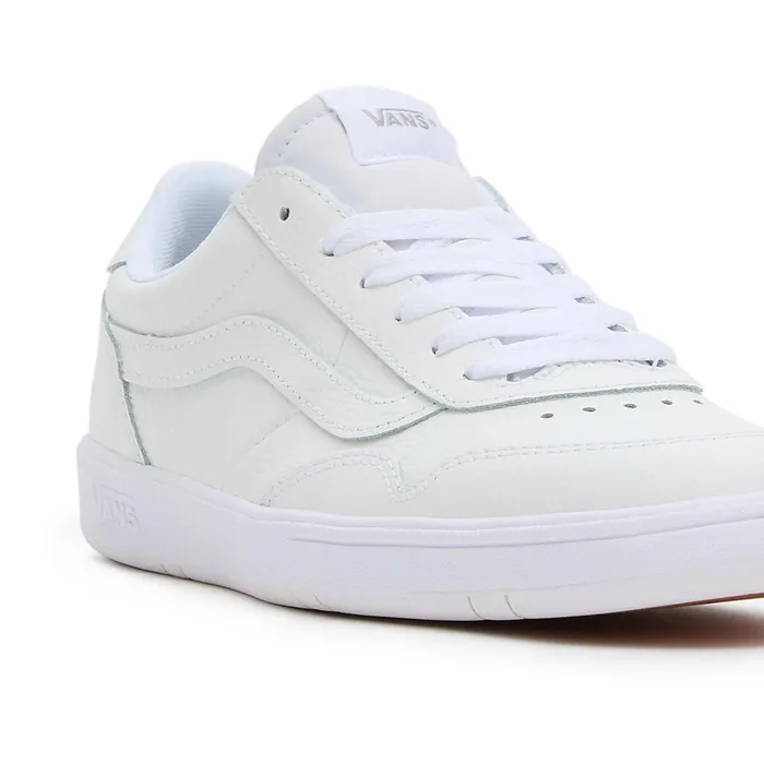 Vans Lowtop Shoes Women Cruze Too ComfyCush Leather Shoes White