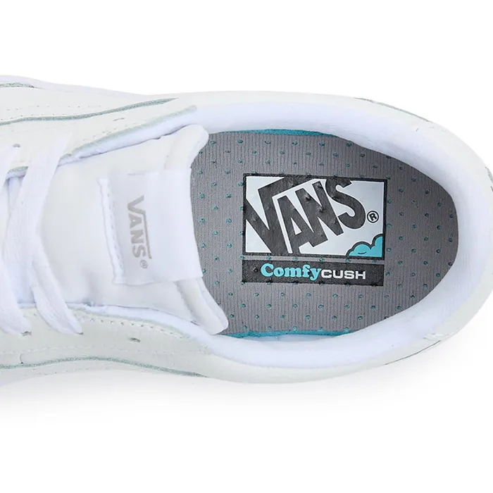 Vans Lowtop Shoes Women Cruze Too ComfyCush Leather Shoes White