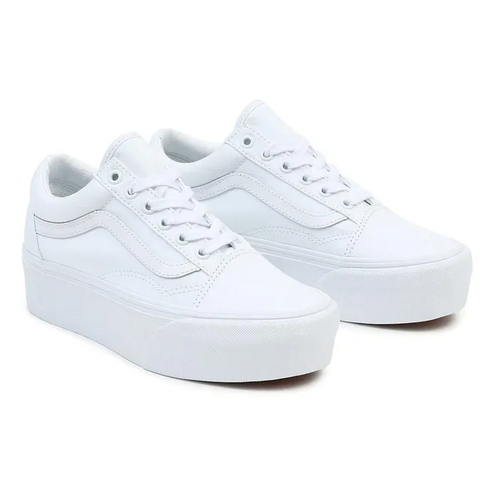 Vans Lowtop Shoes Women Old Skool Stackform Shoes White