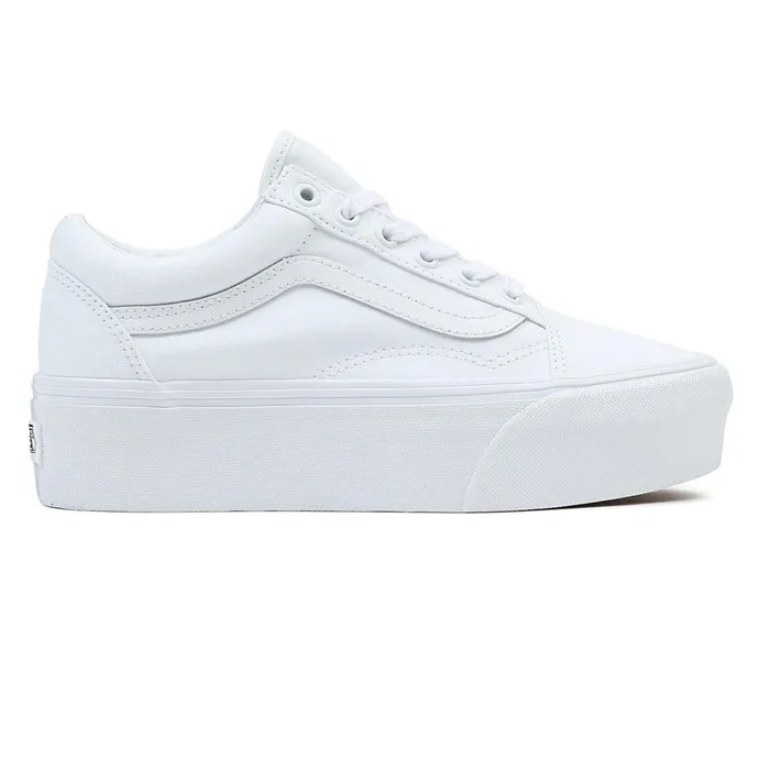 Vans Lowtop Shoes Women Old Skool Stackform Shoes White