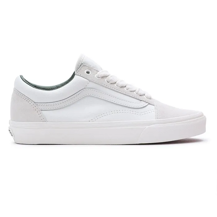 Vans Lowtop Shoes Women Oversized Laces Old Skool Shoes White