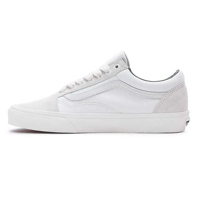 Vans Lowtop Shoes Women Oversized Laces Old Skool Shoes White