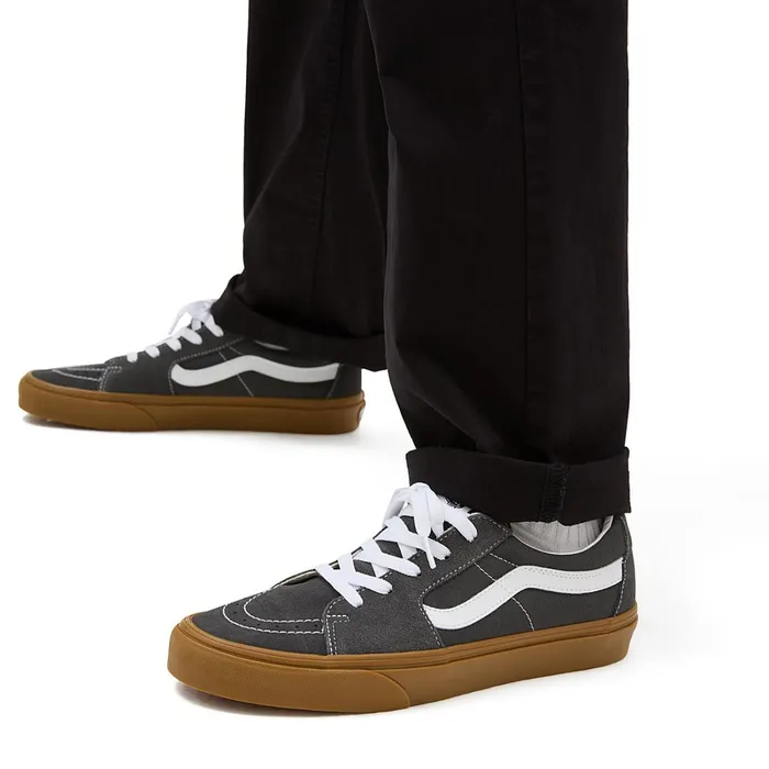 Vans Lowtop Shoes Women Sk8Low Shoes Grey White