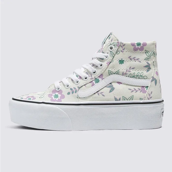 Vans Platform Shoes Women Sk8Hi Tapered Stackform Shoes Green