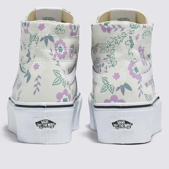 Vans Platform Shoes Women Sk8Hi Tapered Stackform Shoes Green