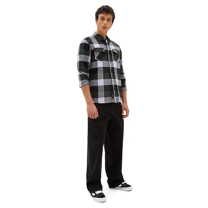 Vans Shirts Men Box Flannel Long Sleeve Buttondown Shirt Multicolour