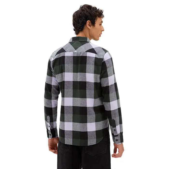 Vans Shirts Men Box Flannel Long Sleeve Buttondown Shirt Multicolour
