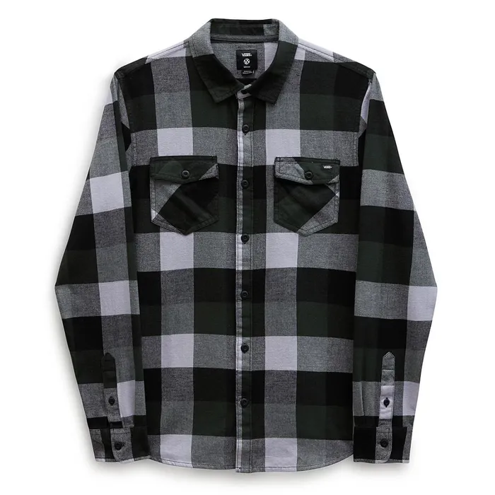 Vans Shirts Men Box Flannel Long Sleeve Buttondown Shirt Multicolour