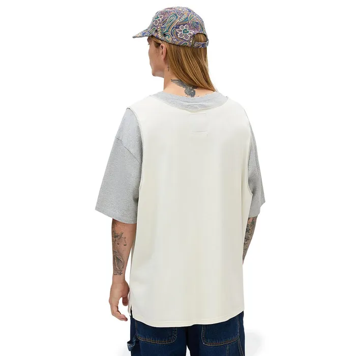 Vans Shirts Men Vault By X Nigel Cabourn Twofer Knit TShirt Grey