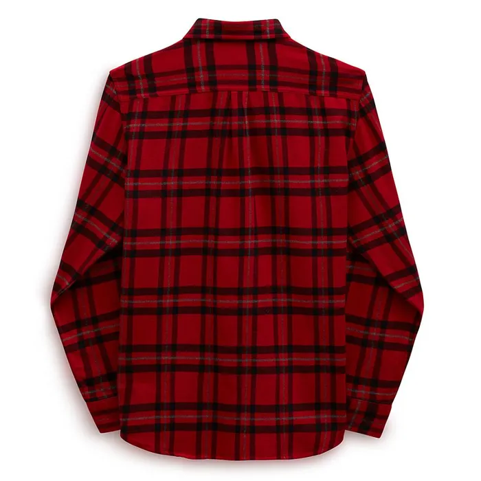 Vans Shirts Men Westminster Buttondown Long Sleeve Shirt Red