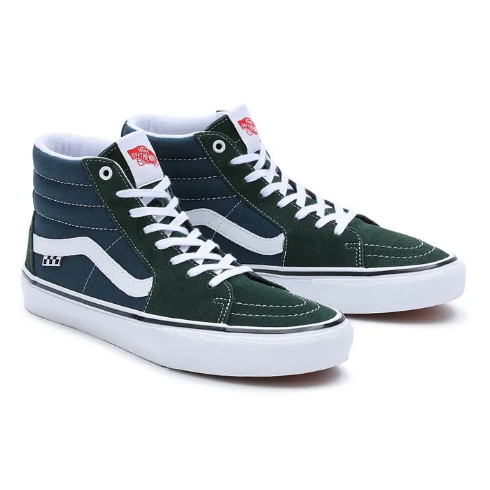 Vans Skate Shoes Men Skate Sk8Hi Shoes Green