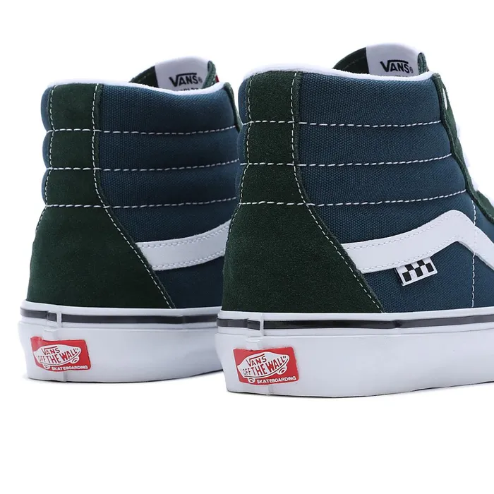 Vans Skate Shoes Men Skate Sk8Hi Shoes Green