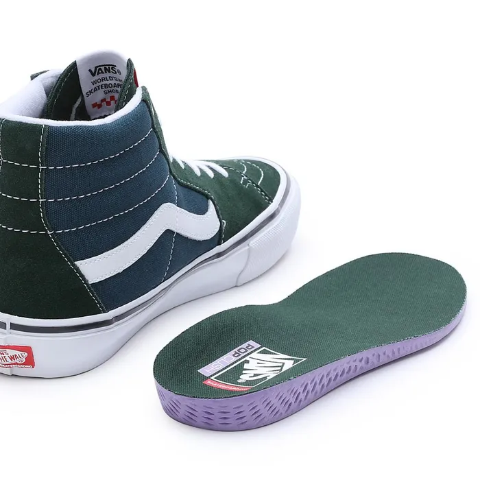 Vans Skate Shoes Men Skate Sk8Hi Shoes Green