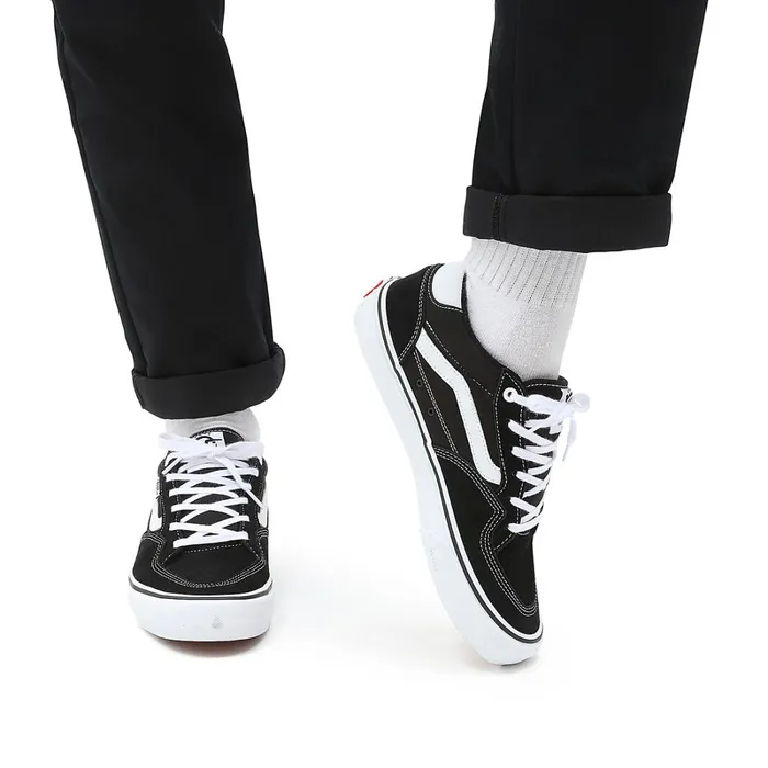 Vans Skate Shoes Women Rowan Shoes Black