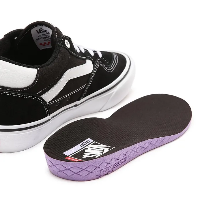 Vans Skate Shoes Women Rowan Shoes Black
