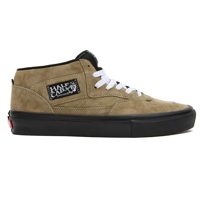Vans Skate Shoes Women Skate Half Cab Pig Suede Shoes Green