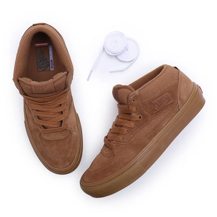 Vans Skate Shoes Women Skate Half Cab Shoes Brown