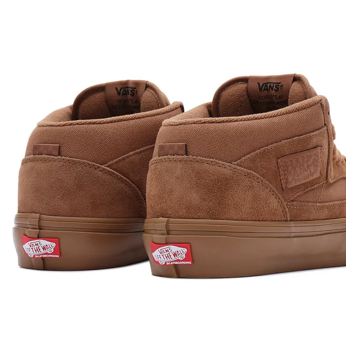 Vans Skate Shoes Women Skate Half Cab Shoes Brown