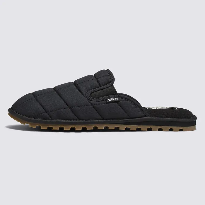Vans Slipon Shoes Women Mountain Mule Vansguard Quilted Shoes Black