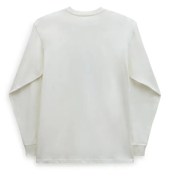 Vans Tshirts and Tanks Men Deserted Long Sleeve TShirt White