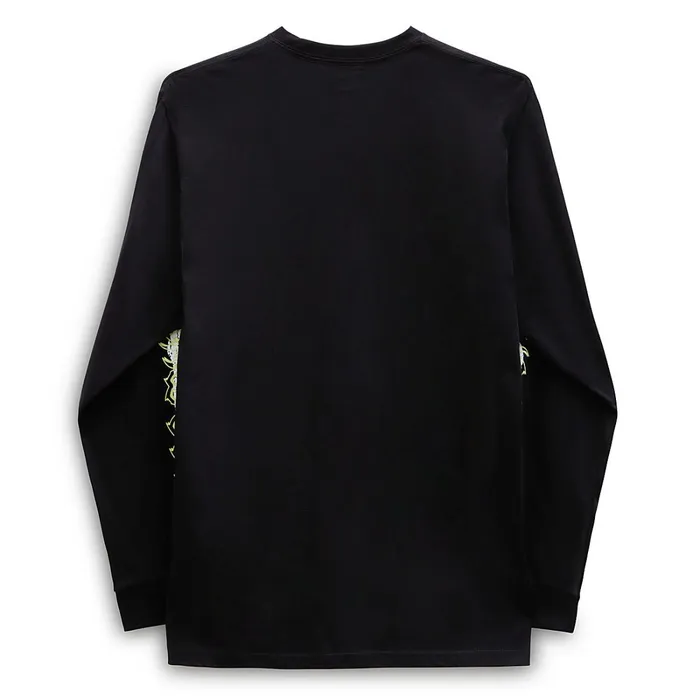 Vans Tshirts and Tanks Men Halloween Long Sleeve TShirt Black