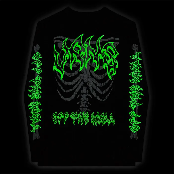 Vans Tshirts and Tanks Men Halloween Long Sleeve TShirt Black
