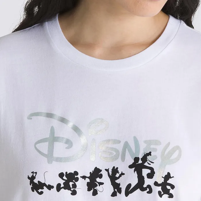 Vans Tshirts and Tops Women Disney X Club 100 Boyfriend TShirt White