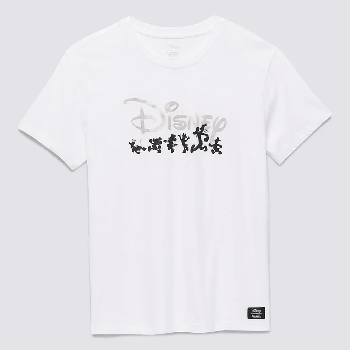 Vans Tshirts and Tops Women Disney X Club 100 Boyfriend TShirt White