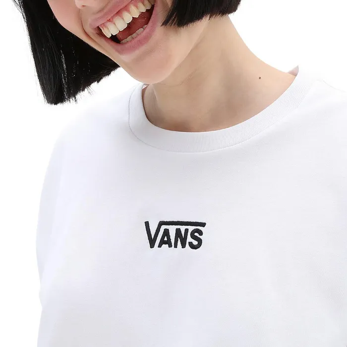 Vans Tshirts and Tops Women Flying V Oversized Tshirt White