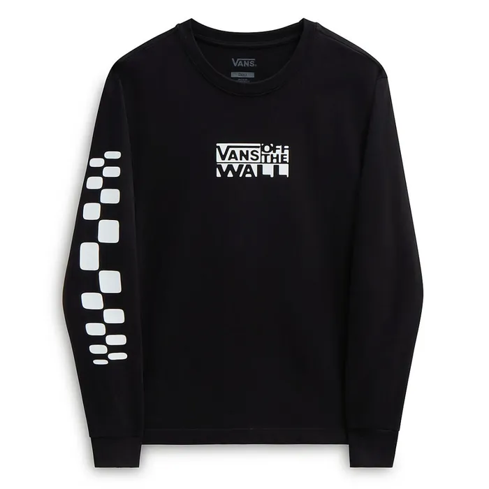 Vans Tshirts and Tops Women Jinx Boyfriend Long Sleeve TShirt Black