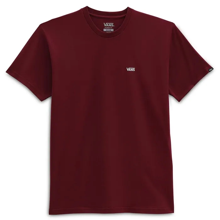 Vans Tshirts and Tops Women Left Chest Logo Tshirt Red