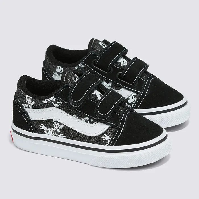 Vans Toddler Shoes 14 Years Kids Disney X Toddler Old Skool Hook And Loop Shoes 14 Years Multicolour