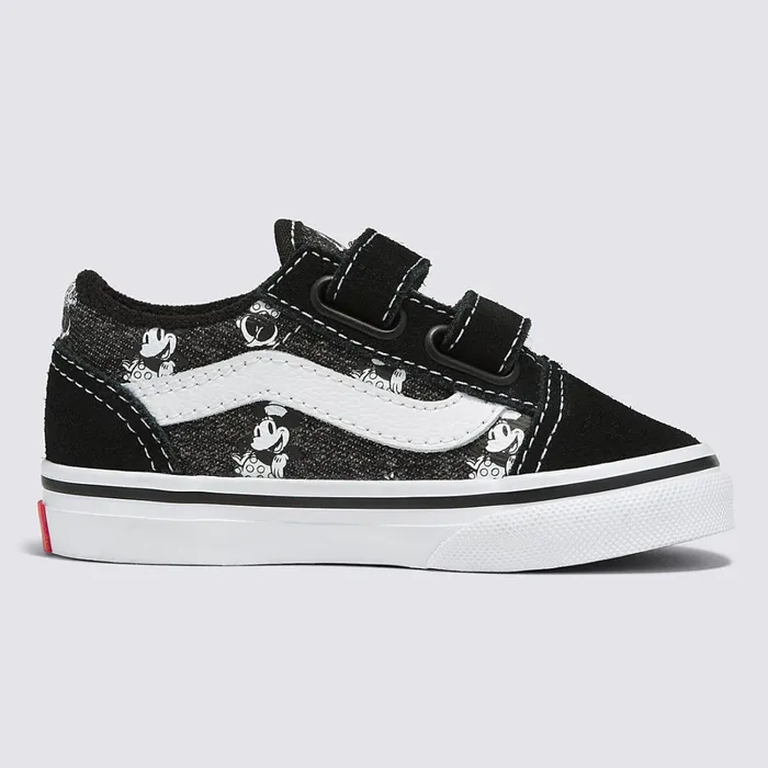 Vans Toddler Shoes 14 Years Kids Disney X Toddler Old Skool Hook And Loop Shoes 14 Years Multicolour