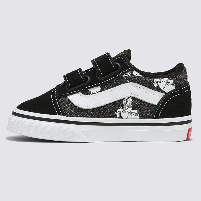 Vans Toddler Shoes 14 Years Kids Disney X Toddler Old Skool Hook And Loop Shoes 14 Years Multicolour