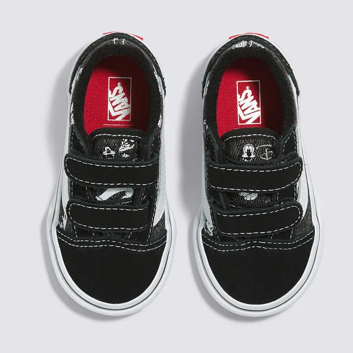 Vans Toddler Shoes 14 Years Kids Disney X Toddler Old Skool Hook And Loop Shoes 14 Years Multicolour
