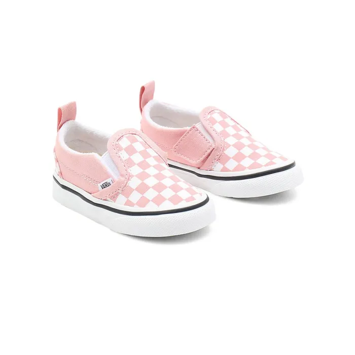Vans Toddler Shoes 14 Years Kids Toddler Checkerboard SlipOn V Shoes 14 Years Pink