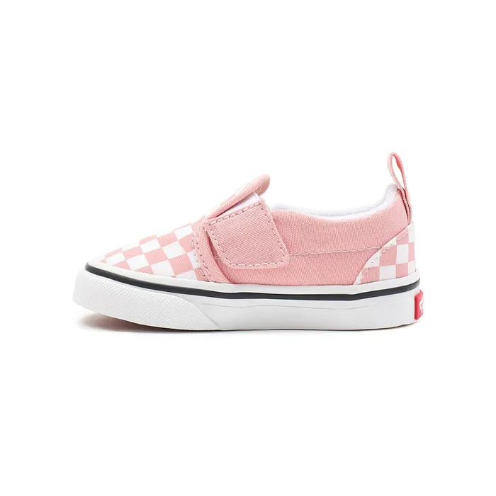 Vans Toddler Shoes 14 Years Kids Toddler Checkerboard SlipOn V Shoes 14 Years Pink