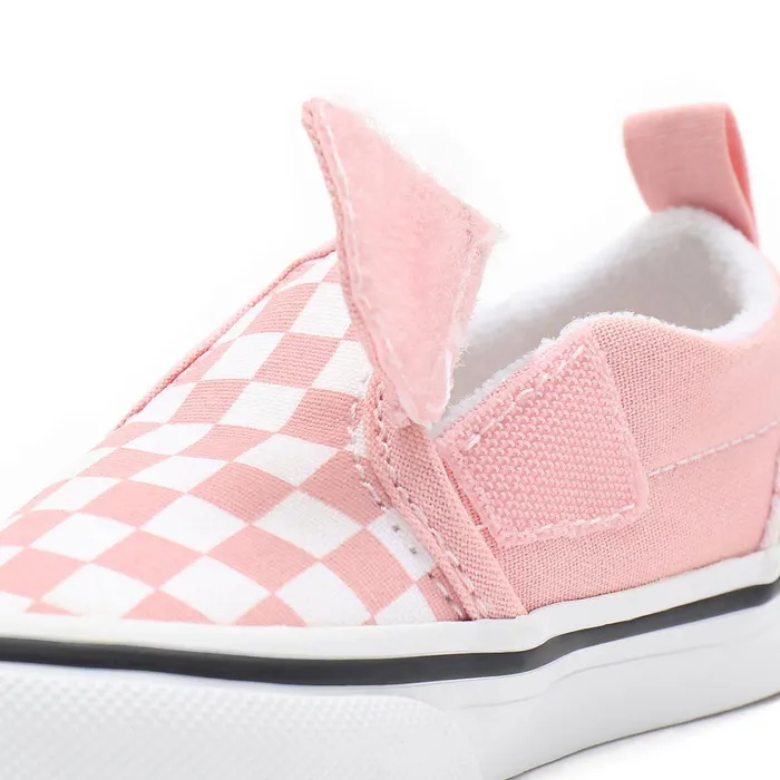 Vans Toddler Shoes 14 Years Kids Toddler Checkerboard SlipOn V Shoes 14 Years Pink